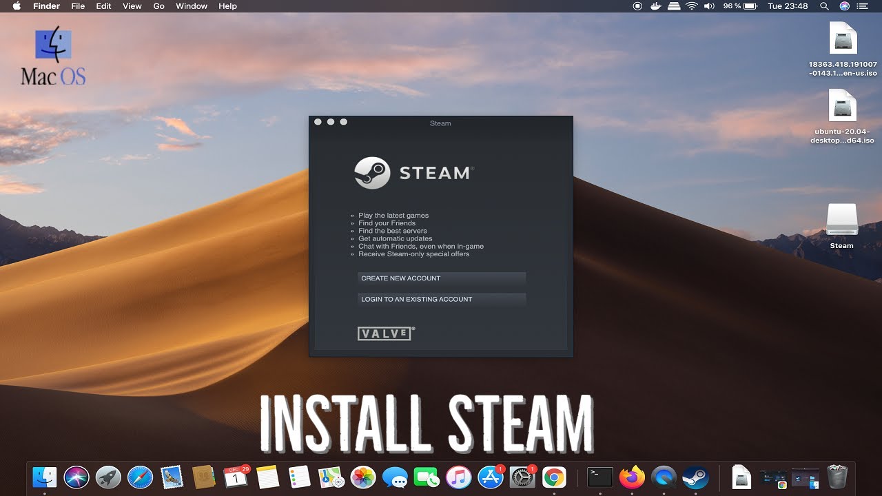 take a screenshot on mac for steam